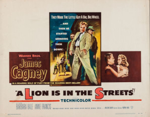 A Lion Is in the Streets movie poster (1953) canvas poster