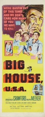Big House, U.S.A. movie poster (1955) metal framed poster