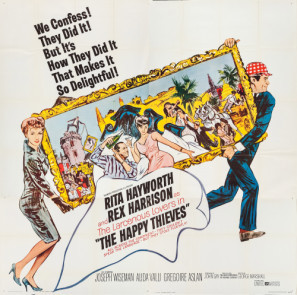 The Happy Thieves movie poster (1962) tote bag