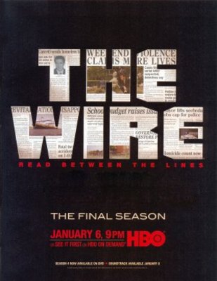 The Wire movie poster (2002) Mouse Pad MOV_1e54c909