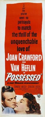 Possessed movie poster (1947) poster with hanger