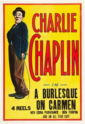 Burlesque on Carmen movie poster (1916) metal framed poster