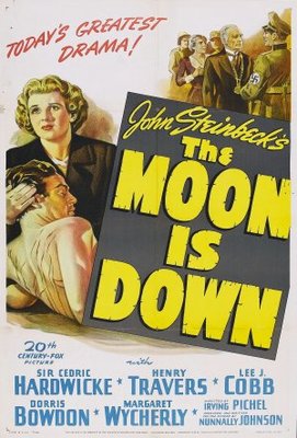 The Moon Is Down movie poster (1943) metal framed poster