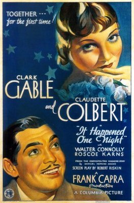 It Happened One Night movie poster (1934) wood print