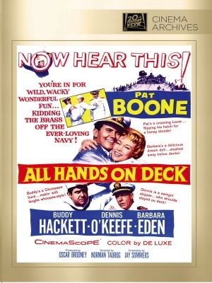 All Hands on Deck movie poster (1961) wooden framed poster