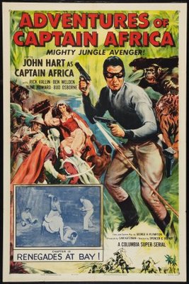 Adventures of Captain Africa, Mighty Jungle Avenger! movie poster (1955) mug