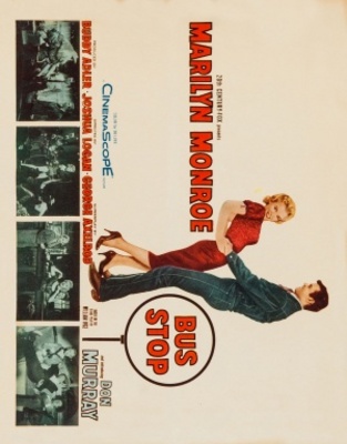 Bus Stop movie poster (1956) wood print