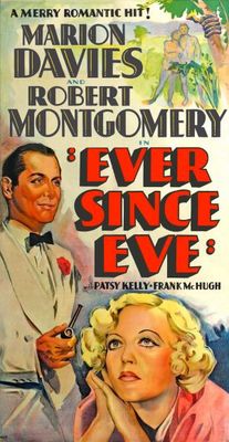 Ever Since Eve movie poster (1937) canvas poster