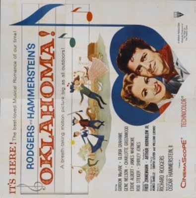 Oklahoma! movie poster (1955) metal framed poster