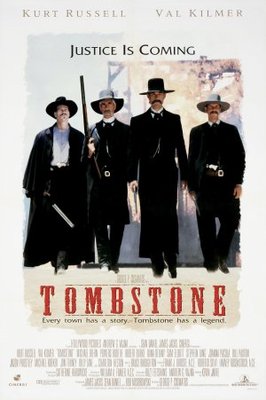 Tombstone movie poster (1993) pillow