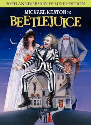 Beetle Juice movie poster (1988) tote bag