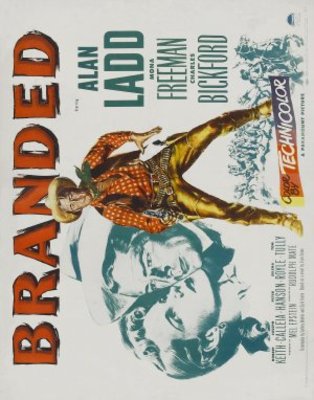 Branded movie poster (1950) wood print