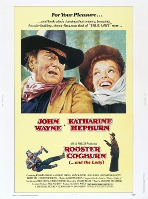 Rooster Cogburn movie poster (1975) metal framed poster