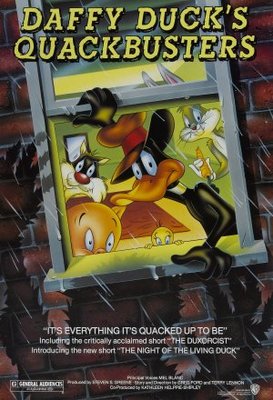 Daffy Duck's Quackbusters movie poster (1988) Longsleeve T-shirt