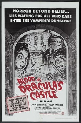 Blood of Dracula's Castle movie poster (1969) canvas poster
