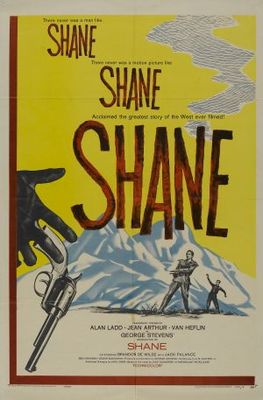 Shane movie poster (1953) poster with hanger