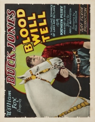 Blood Will Tell movie poster (1927) wood print