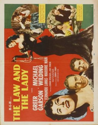 The Law and the Lady movie poster (1951) canvas poster