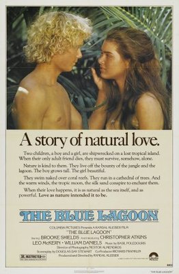 The Blue Lagoon movie poster (1980) wood print