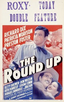 The Roundup movie poster (1941) wood print
