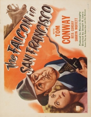 The Falcon in San Francisco movie poster (1945) tote bag