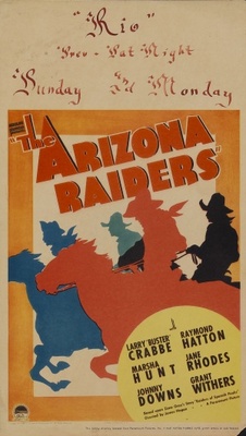 The Arizona Raiders movie poster (1936) wooden framed poster