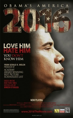 2016: Obama's America movie poster (2012) wood print