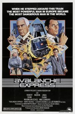 Avalanche Express movie poster (1979) poster with hanger