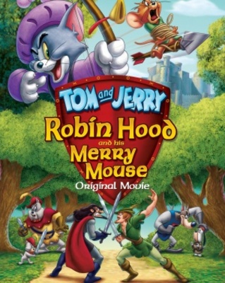 Tom and Jerry: Robin Hood and His Merry Mouse movie poster (2012) wooden framed poster