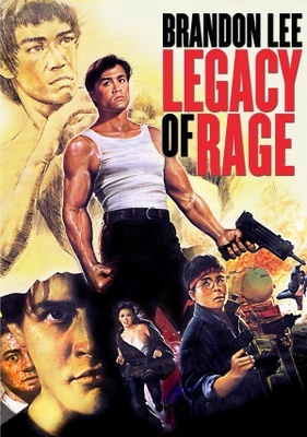 Legacy Of Rage movie poster (1986) wood print