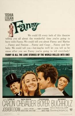 Fanny movie poster (1961) canvas poster