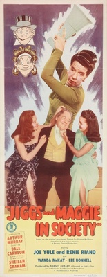 Jiggs and Maggie in Society movie poster (1947) pillow
