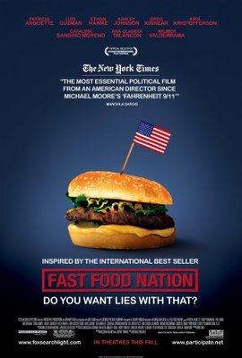 Fast Food Nation movie poster (2006) metal framed poster