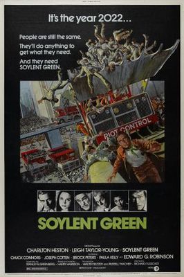 Soylent Green movie poster (1973) wooden framed poster