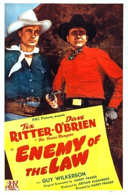 Enemy of the Law movie poster (1945) wood print