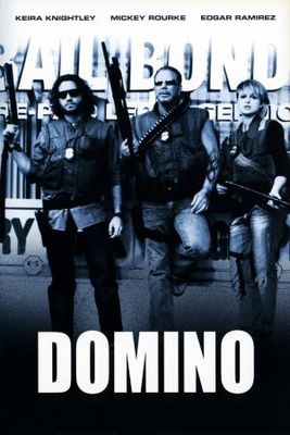 Domino movie poster (2005) wood print