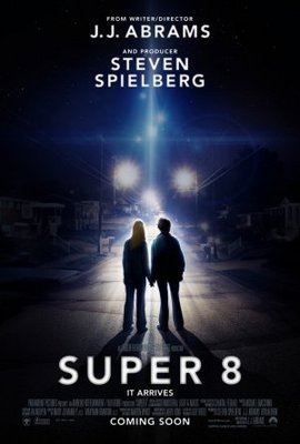 Super 8 movie poster (2011) wooden framed poster