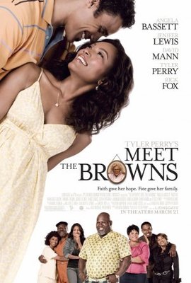 Meet the Browns movie poster (2008) pillow