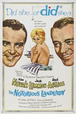 The Notorious Landlady movie poster (1962) wood print