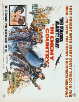 In Enemy Country movie poster (1968) canvas poster