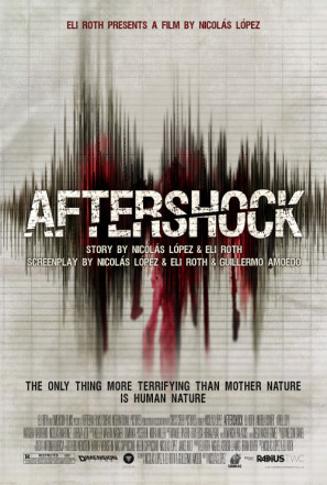 Aftershock movie poster (2012) poster with hanger