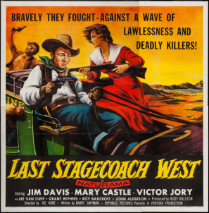 The Last Stagecoach West movie poster (1957) mug