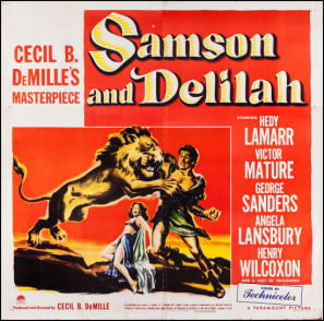 Samson and Delilah  movie poster (1949 ) wooden framed poster
