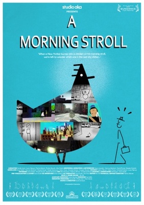 A Morning Stroll movie poster (2011) metal framed poster
