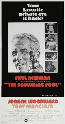 The Drowning Pool movie poster (1975) metal framed poster