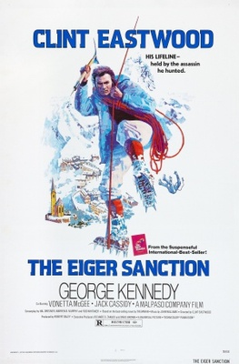 The Eiger Sanction movie poster (1975) wood print