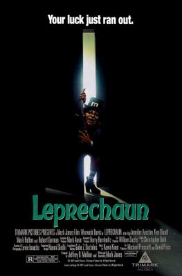 Leprechaun movie poster (1993) poster with hanger