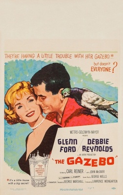The Gazebo movie poster (1959) wooden framed poster