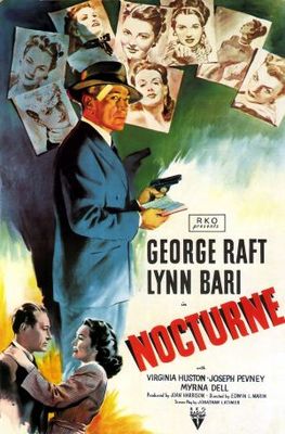 Nocturne movie poster (1946) Stickers MOV_206187cc