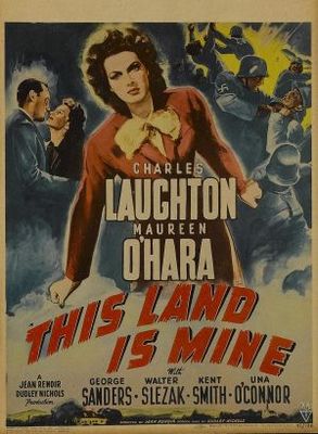 This Land Is Mine movie poster (1943) Mouse Pad MOV_20640e42